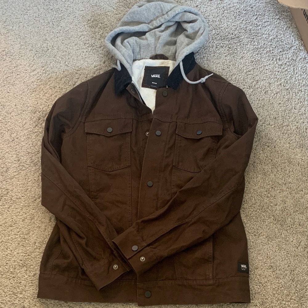 Men’s Vans sz MED brown shirt jacket